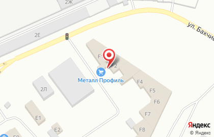 Производственная компания МЕТАЛЛ ПРОФИЛЬ на улице Бахчиванджи на карте