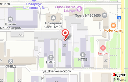 Общежитие, Профессиональный лицей №1 на карте