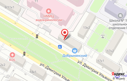 Магазин белорусской косметики на метро Академическая на карте