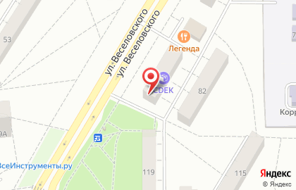 Продуктовый магазин в Саранске на карте