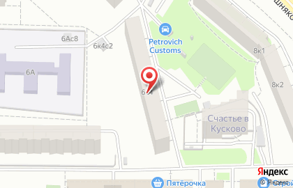 Агентство недвижимости ЛИКС на Вешняковской улице на карте