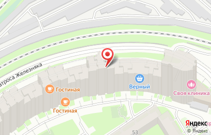 Типография Стайер на ​Матроса Железняка на карте