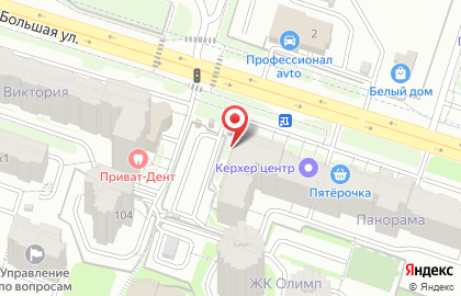 Магазин у дома Бристоль на Большой улице на карте