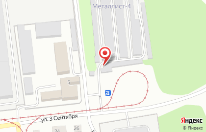 Гаражный кооператив Металлист-4 на карте