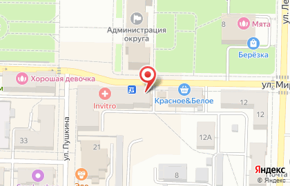 Нотариус Ненахова Г.Б. на улице Мира на карте