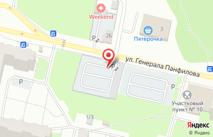Автостоянка в Перми на карте