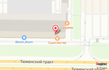 Ресторан доставки японской кухни Суши Мастер в Ханты-Мансийске на карте