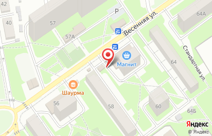 Фирменный магазин Колобок на Весенней улице на карте