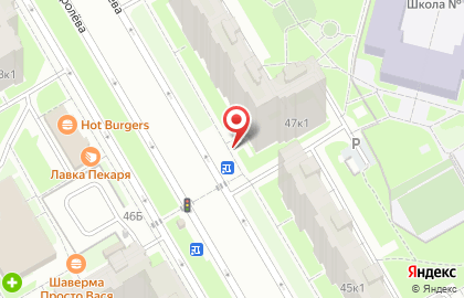 Киоск по продаже фруктов и овощей, Приморский район на проспекте Королёва на карте