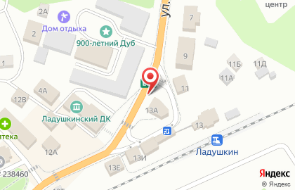 Продуктовый магазин в Калининграде на карте