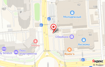 Магазин Империя Ковров на улице Генерала Лизюкова на карте