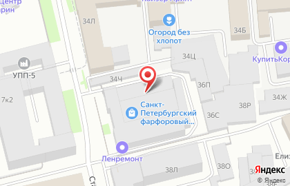 ООО Электрокерамика на проспекте Елизарова на карте