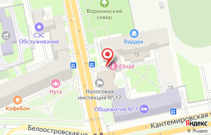 IT-компания ПрофИнфоСервис на метро Лесная на карте