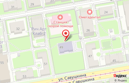 Детский сад №20 комбинированного вида Приморского района г. Санкт-Петербурга на карте