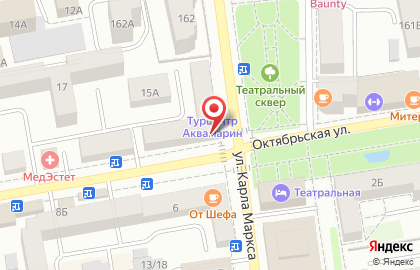 Торгово-производственная компания Becтa-T на Октябрьской улице на карте