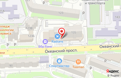 Студия мебели Мария в Первореченском районе на карте
