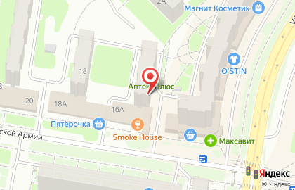 Автошкола Авто-фристайл НН на улице Советской Армии на карте