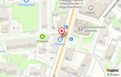 Торгово-сервисная компания Заправком в Нижегородском районе на карте