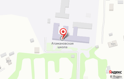 Атамановская средняя общеобразовательная школа на карте