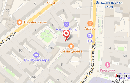 Tez Tour на Большой Московской улице на карте