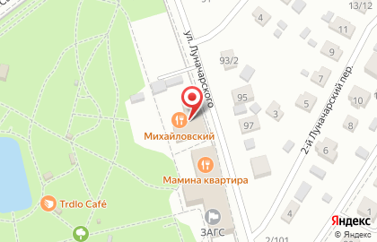 Ресторан Михайловский на карте