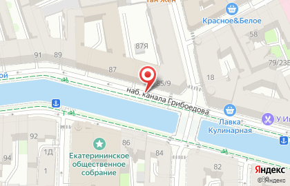Аренда катера Петербург на карте