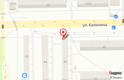 Продовольственный магазин Тонус на Калинина на карте