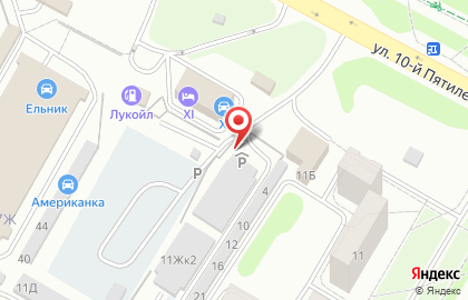 Автостоянка в Чебоксарах на карте