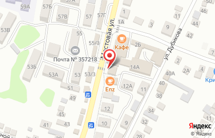 Кафе быстрого питания на Мостовой улице на карте