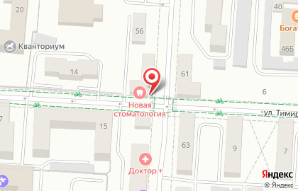 Новая стоматология на улице Маяковского на карте