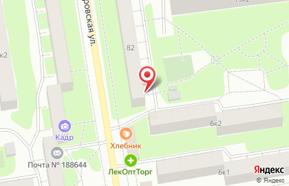 Всеволожская городская библиотека им. Ю.Г. Слепухина на карте