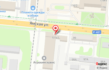 Магазин по продаже фруктов и овощей Свежая зелень на карте