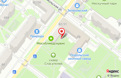 Магазин штор, жалюзи и карнизов на ул. Большая Зеленовская, 31а на карте