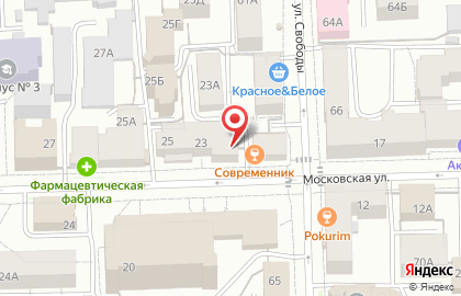 Магазин-мастерская ВелоПрофи на Московской улице на карте