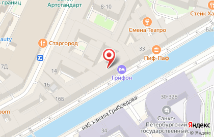 Апартамент PIO на набережной канала Грибоедова, 35 на карте