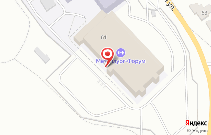 Спортивно-оздоровительный комплекс Металлург-Форум, ЧУ на карте