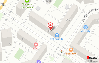 Ресторан доставки Testoo на карте