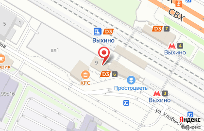 Мосгорсервис на улице Хлобыстова на карте
