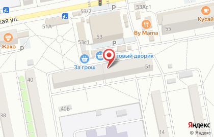 Ремонтная мастерская на улице Ленинградской на карте