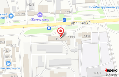 Интернет-магазин автозапчастей и автотоваров Emex на Красной улице на карте