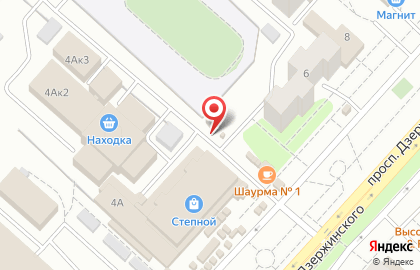 Магазин автозапчастей Автодруг на проспекте Дзержинского на карте