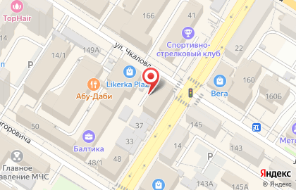 Продуктовый магазин Султан в Центральном районе на карте