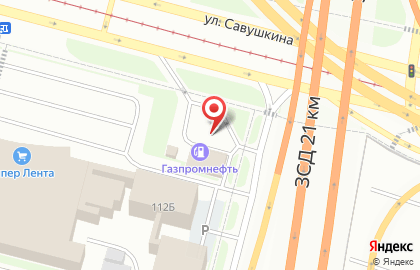 Универсам SkyWay в Приморском районе на карте