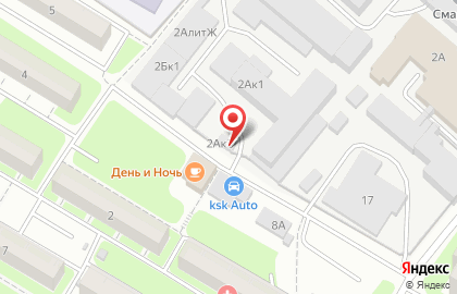Магазин автозапчастей Автолайт в Московском районе на карте