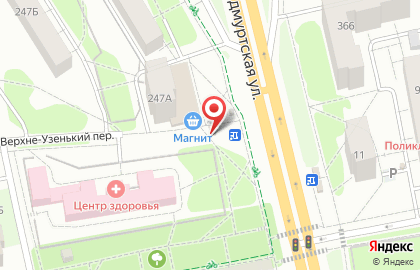 Киоск по продаже фруктов и овощей в Ижевске на карте
