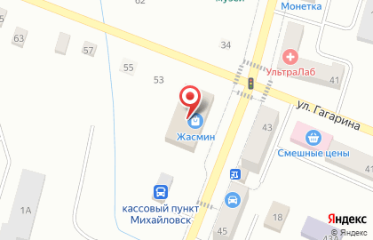 Торговый центр Жасмин в Екатеринбурге на карте