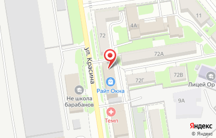 Производственное объединение Аркат в Дзержинском районе на карте