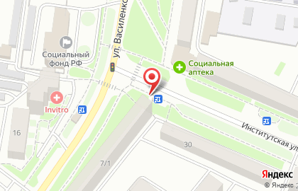 Киоск по продаже печатной продукции Амурпечать на Институтской улице на карте