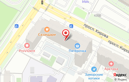 Торговая компания Юнитекс в Промышленном районе на карте