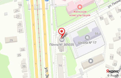 Почта России в Курске на карте